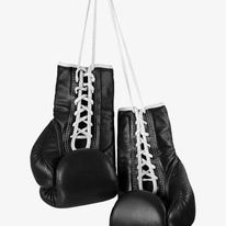 Mexican style lace-up boxing gloves